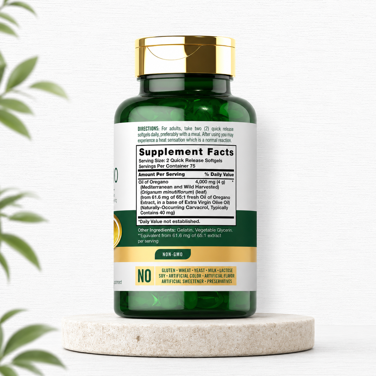 Harvona Wellness Oil of Oregano Softgels